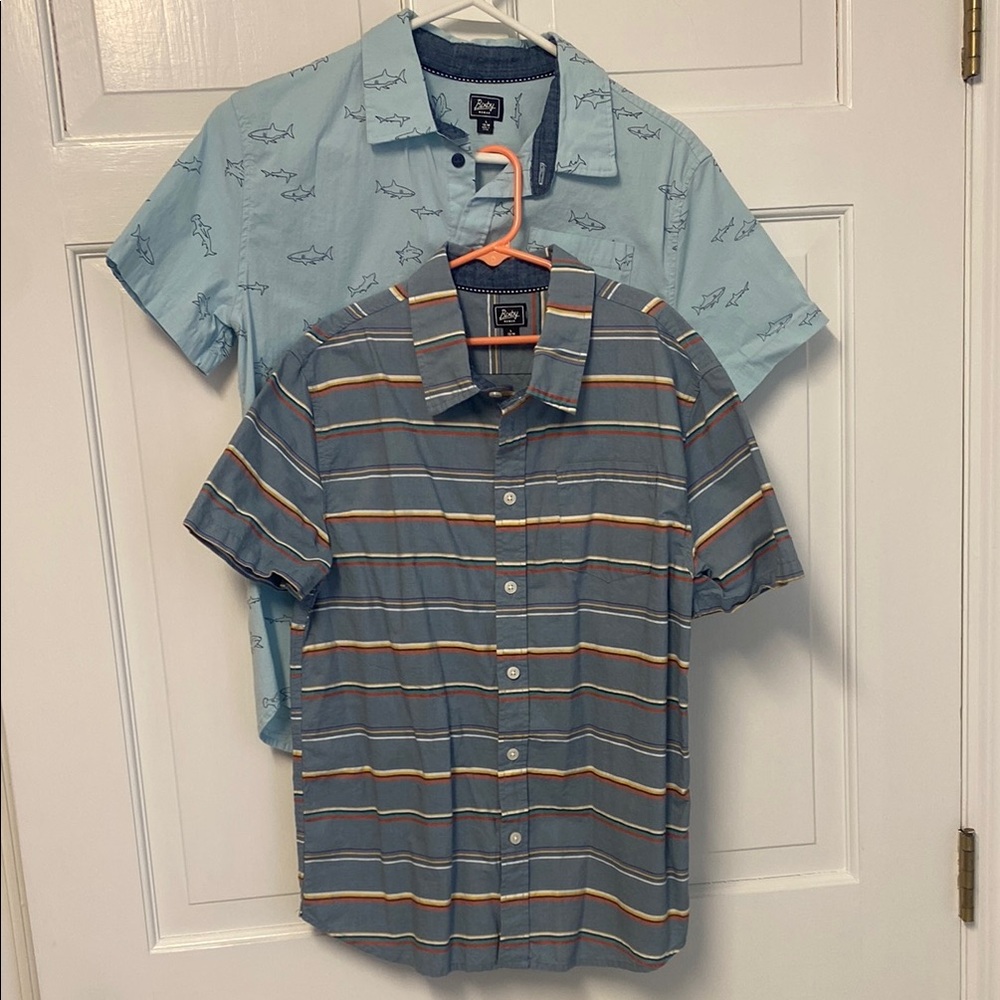 Two Bixby Nomad shirt sleeve button downs from Stitch Fix in EUC